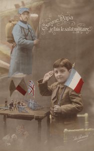 Babam gibi asker selamı veriyorum (renkli fotoğraf) by French Photographer
