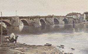 Limoges, Pont Saint-Martial, Yukarı yönde alınan görünüm (Vienne