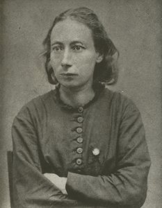 Louise Michel, Paris Komünü (s/b fotoğraf) by French Photographer