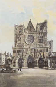Lyon, Cathedrale St-Jean, Cephe O by French Photographer