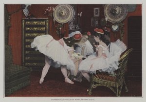 Matmazel Viollat ​​​​ve Matmazel Blanc, ikinci denekler (renkli fotoğraf) by French Photographer