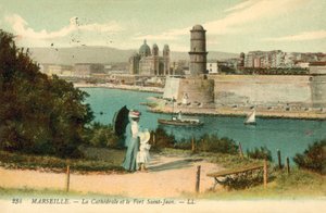 Marsilya, La Cathedrale, Le Fort Saint-Jean by French Photographer