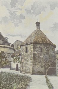 Montmorillon, Küçük sekizgen, Seminaire bahçesinde by French Photographer