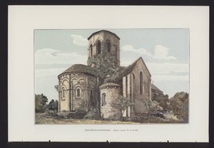 Mouthiers-sur-Boeme, Kilise, N cephe ve apsis by French Photographer