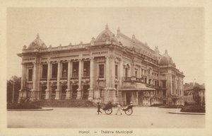 Belediye Tiyatrosu, Hanoi, Fransız Çinhindi by French Photographer