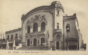 Belediye Tiyatrosu, Tunus, Tunus by French Photographer
