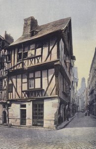 Nantes, Eski evler, rue de la Juiverie by French Photographer