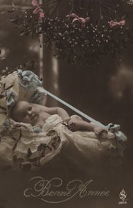 Bebek ile yeni yıl kartı by French Photographer