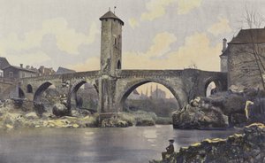 Orthez, Gave de Pau Üzerindeki Köprü by French Photographer