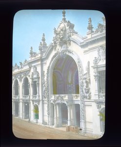 Paris Sergisi: Dekoratif Sanatlar Sarayı, Paris, Fransa, 1900 (fener kaydırağı) by French Photographer