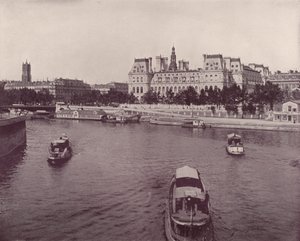 Paris: Hotel de Ville, River Side