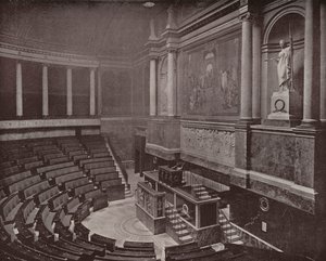 Paris: Yasama Salonu, Temsilciler Meclisi (s/b fotoğraf) by French Photographer