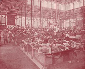 Paris: Grand Central Market (s/b fotoğraf) by French Photographer