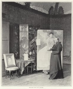 Paul-Albert Besnard atölyesinde by French Photographer