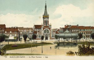 Place Turenne, Malo-les-Bains (renkli fotoğraf) by French Photographer