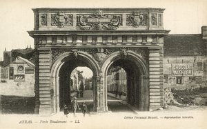 Baudimont Kapısı, Arras (s/b fotoğraf) by French Photographer
