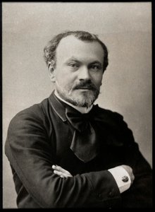Jules Lemaitre (1853-1914), Fransız eleştirmen ve oyun yazarı portresi. by French Photographer