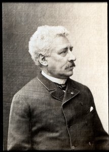 Olivier Metra (1830-1889), Fransız orkestra şefi ve bestecinin portresi. by French Photographer