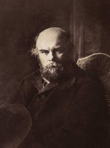 Paul Verlaine (1844-1896), Fransız şair portresi. by French Photographer