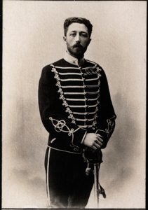 İsveç Prensi Eugen (1865-1947) portresi. by French Photographer