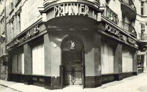 Prunier Restoranı (s/b fotoğraf) by French Photographer