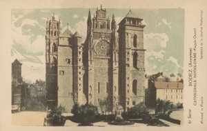 Rodez, Aveyron, Notre Dame Katedrali by French Photographer