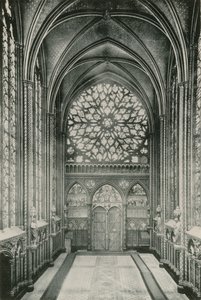 Rosette de la Sainte-Chapelle, Aziz Şapeli