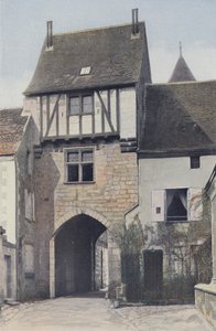 Saint-Epain, Feodal kapı, şehir tarafı by French Photographer
