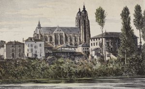 Saint-Nicolas-de-Port, Kilise, Yan cephe N by French Photographer
