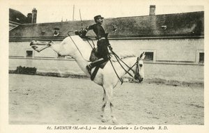 Saumur (Maine-et-Loire), Süvari Okulu, La Croupade by French Photographer