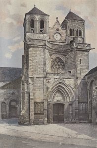 Souvigny, Kilise, Cephe O by French Photographer