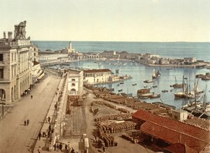 Cezayir Limanı, pub. yaklaşık 1900 by French Photographer