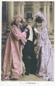 Maskeli Balo (renkli fotoğraf) by French Photographer