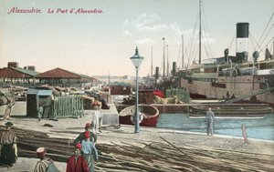 The Port, İskenderiye (renkli fotoğraf) by French Photographer