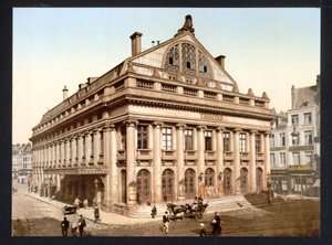 Tiyatro, Lille, Fransa, 1895 dolaylarında yayınlandı by French Photographer