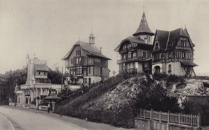 Village Suisse ve rue Saint-Jean, Le Touquet, 1893