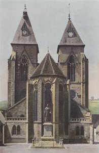 Varzy, Kilise, Apsis ve çan kuleleri by French Photographer