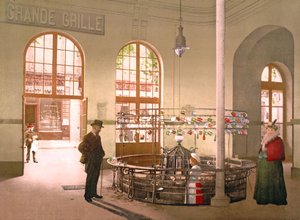 Vichy Kaynak Suyu, 1890-1900 Grande Grille kaynağında cam tarafından satılıyor by French Photographer