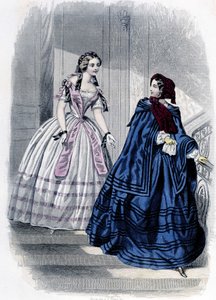 2 moda kadın - “” Journal des Demoiselles” 1852