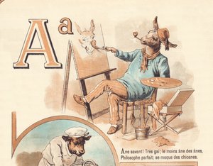 A: Bir bilim adamı! Çok neşeli; en küçük anüs, mükemmel filozof, şikanlarla dalga geçer by French School