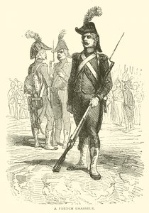 Bir Fransız Chasseur (gravür) by French School