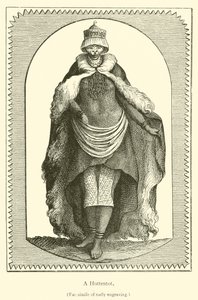 Bir Hottentot (gravür) by French School