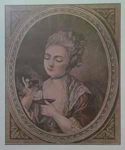 Çikolata İçen Bir Bayan by French School