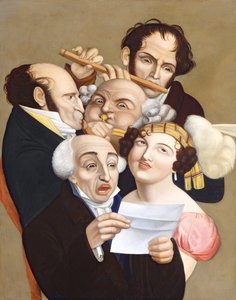 Bir Müzik Grubu, c.1830 by French School