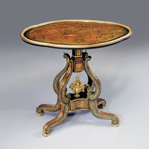 19. yüzyılın ortalarında bir Napolyon III "Boulle" ara sıra tablosu by French School