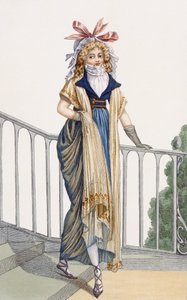 Kırsal tarz yürüyüş elbisesi, Journal des Dames et des Modes