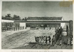 Hue (Vietnam) mahkemesinde bir duruşma, Fransız büyükelçiliğinin resepsiyonu, 14 Nisan by French School