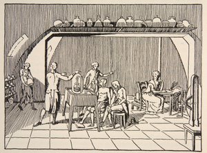 Lavoisier laboratuvarında bir solunum deneyi, Boris Mestchersky