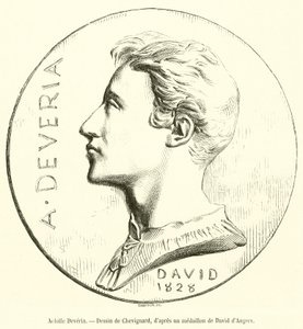 Achille Deveria (gravür) by French School