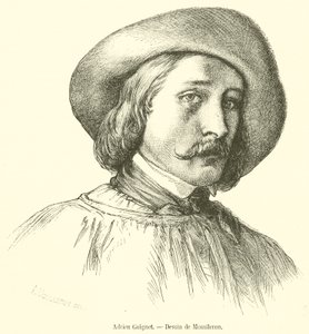 Adrien Guignet (gravür) by French School